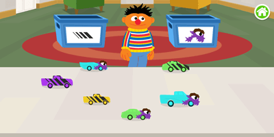 sorting cars game